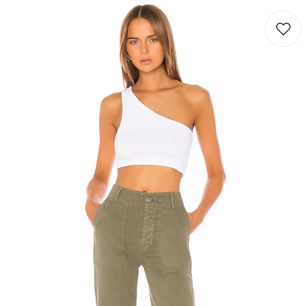 🆕 Superdown Ellie One Shoulder Crop Top